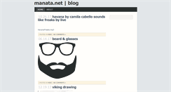 Desktop Screenshot of manata.net