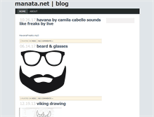 Tablet Screenshot of manata.net